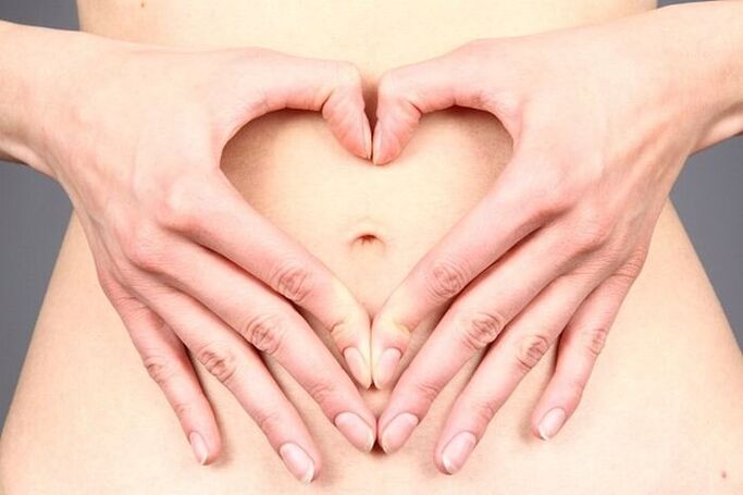 The girl cleared her intestines of parasites
